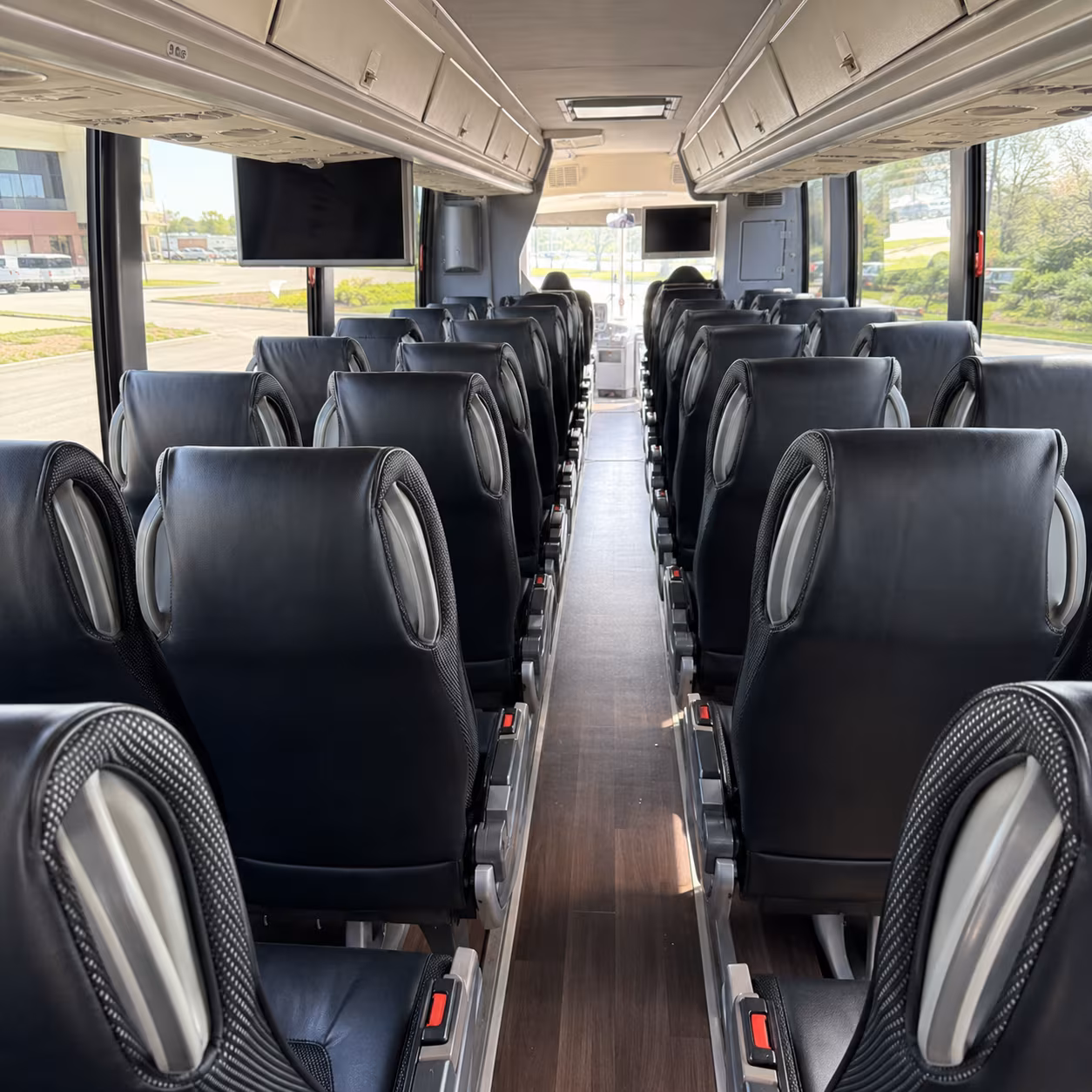 perris charter bus services interior