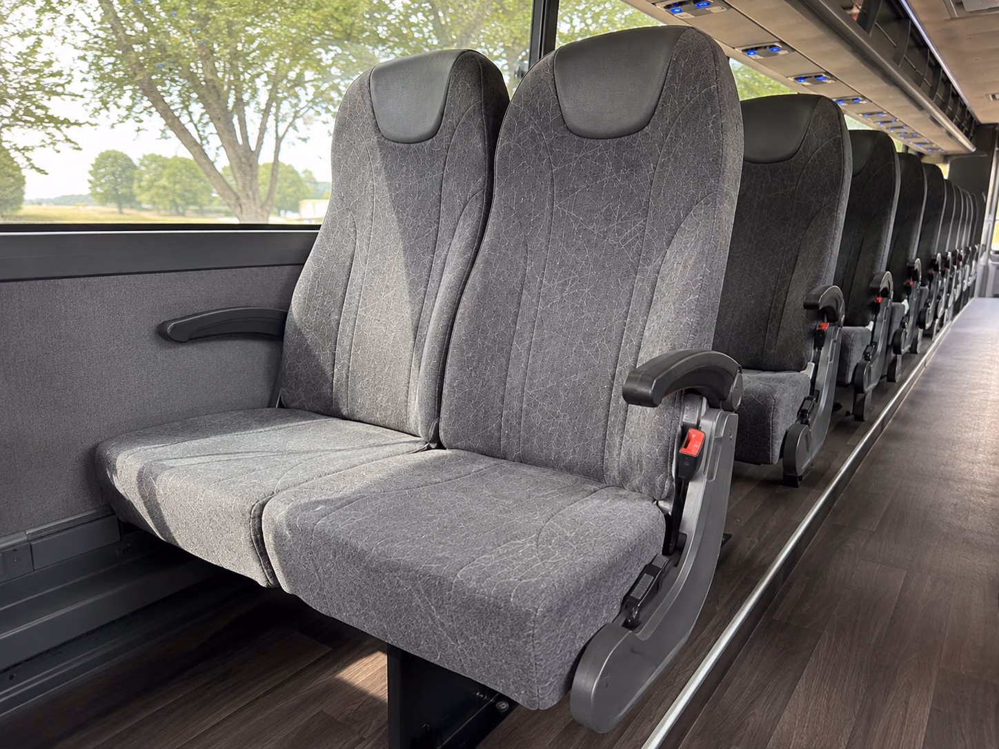 perris religious group transportation onboard seating